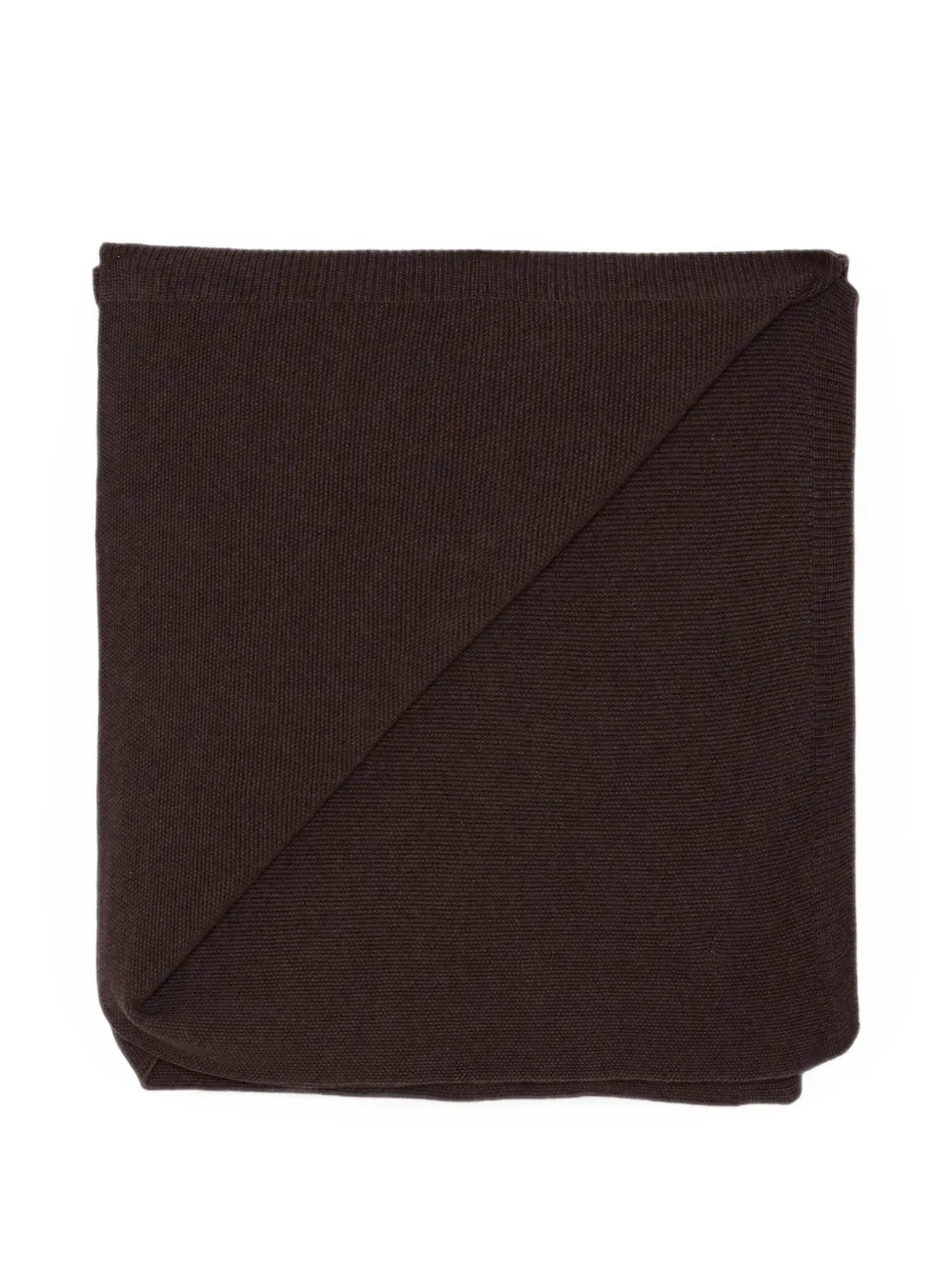 Martin Aranda knit blanket - Marrone