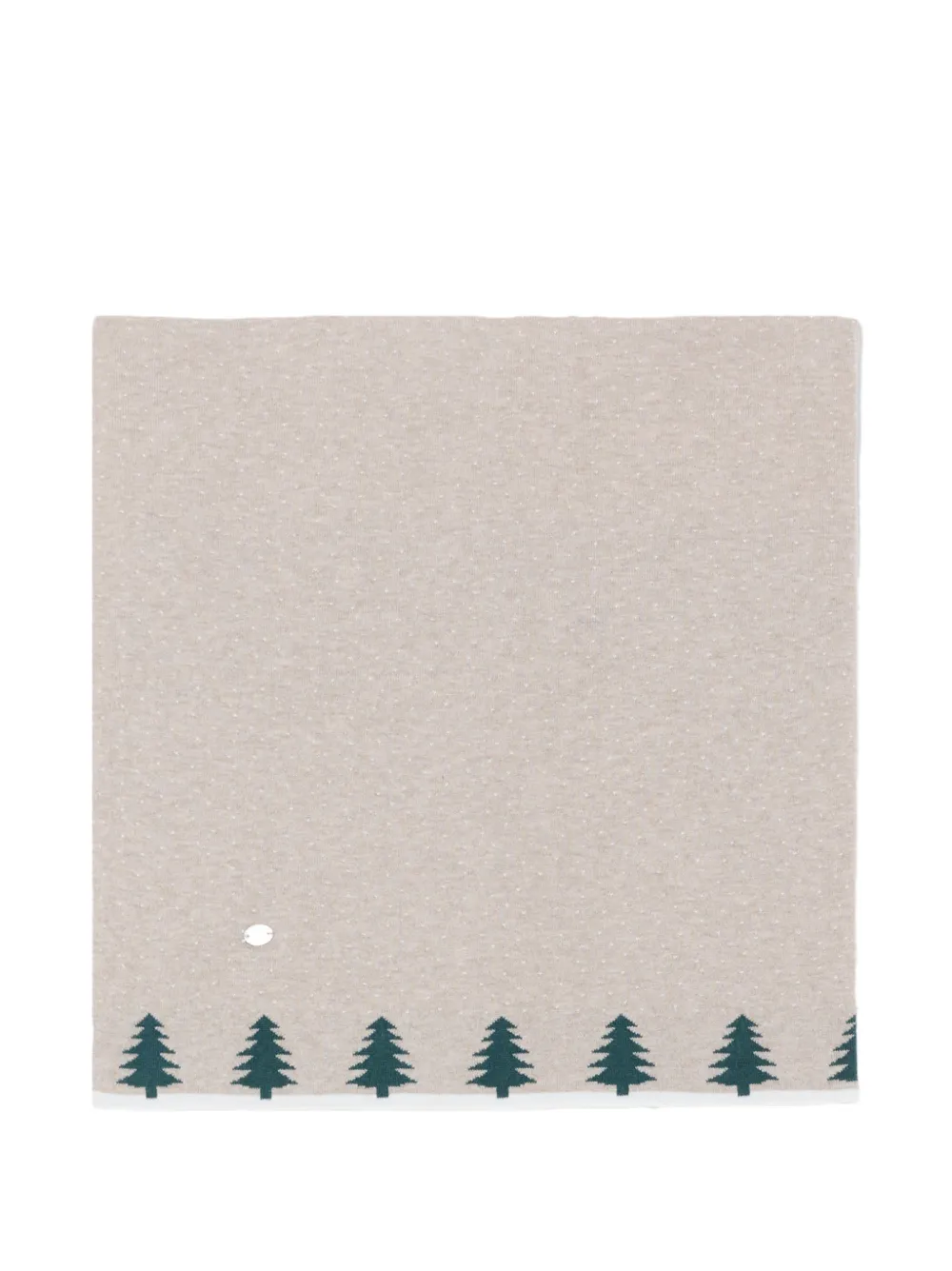 Martin Aranda tree-intarsia knitted blanket - Toni neutri