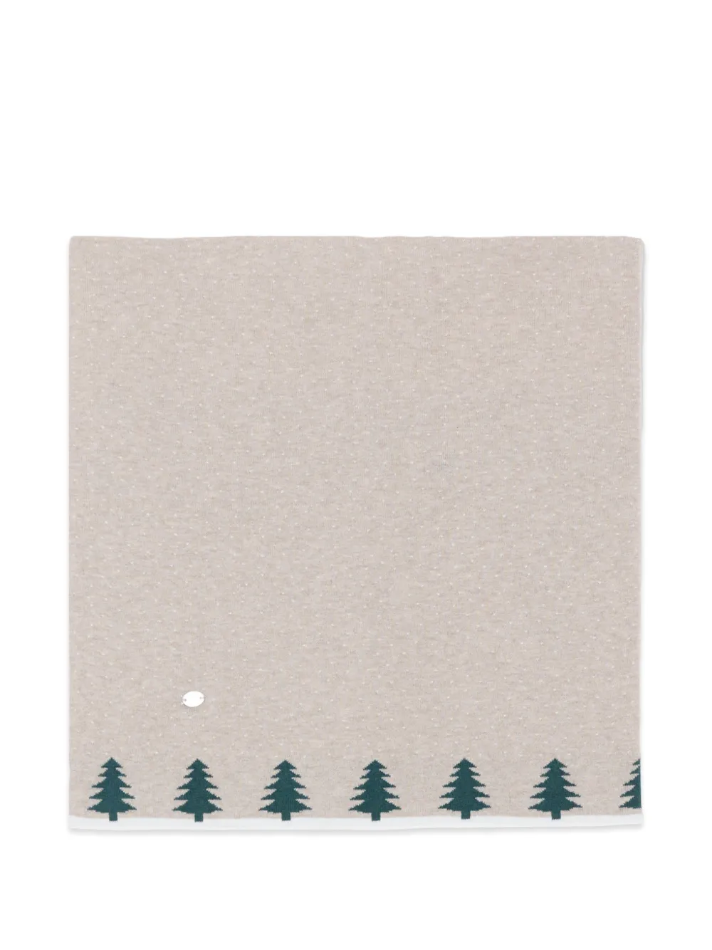 Martin Aranda tree-intarsia knitted blanket - Toni neutri