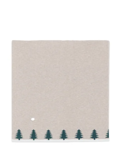 Martin Aranda tree-intarsia knitted blanket