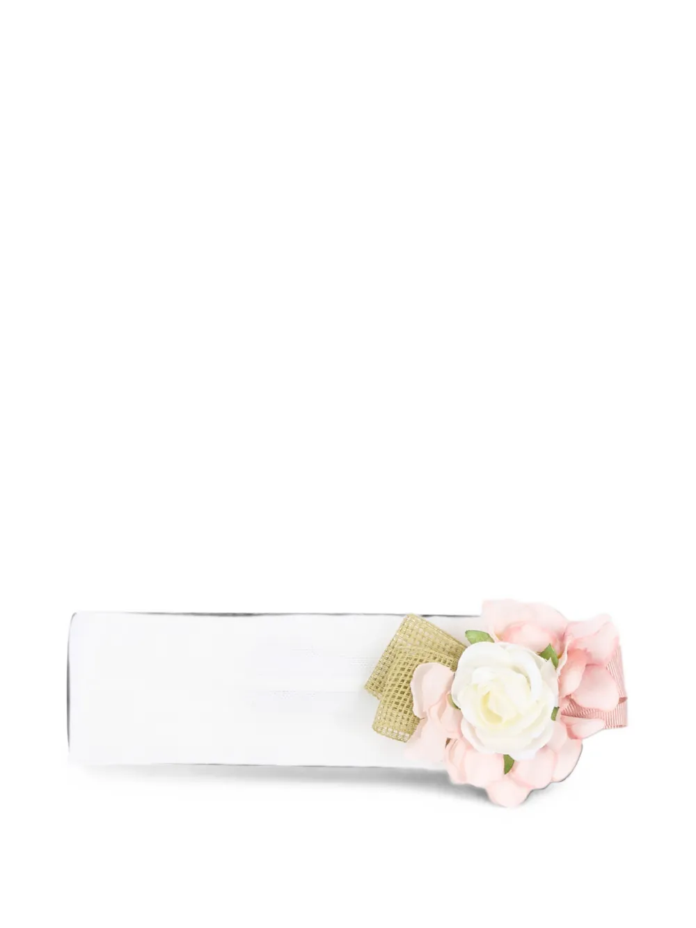 Colorichiari floral-embellished headband - Bianco