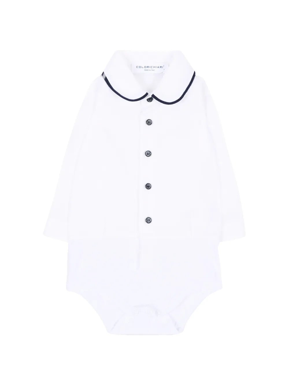 Colorichiari Romper en shorts met tartan-print Wit