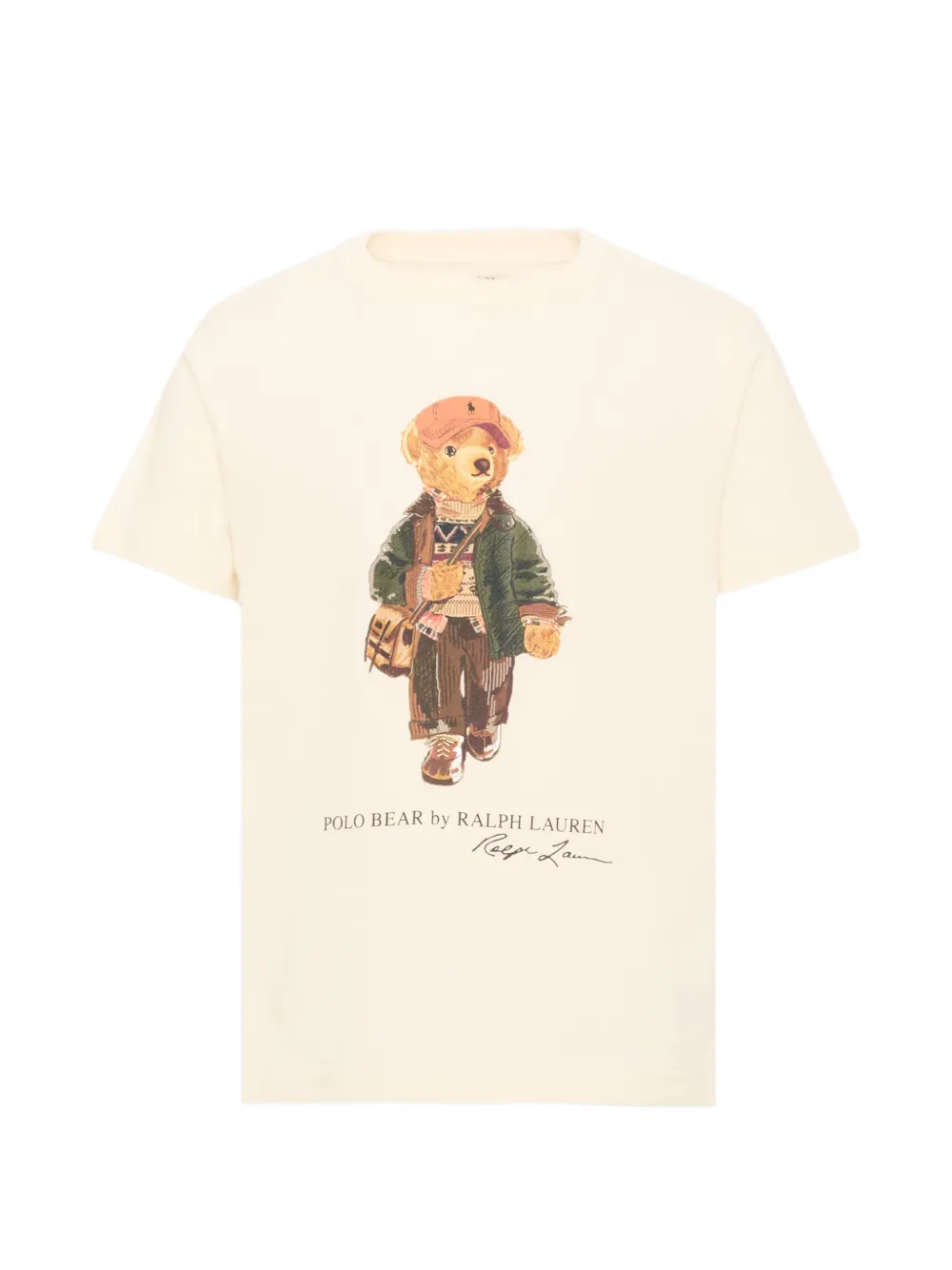 POLO RALPH LAUREN KIDS Polo Bear T-shirt - Toni neutri