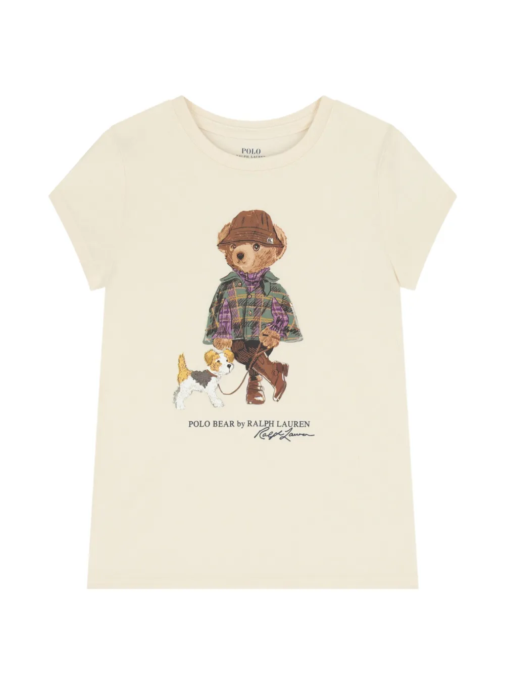 POLO RALPH LAUREN KIDS Polo Bear T-shirt - Toni neutri