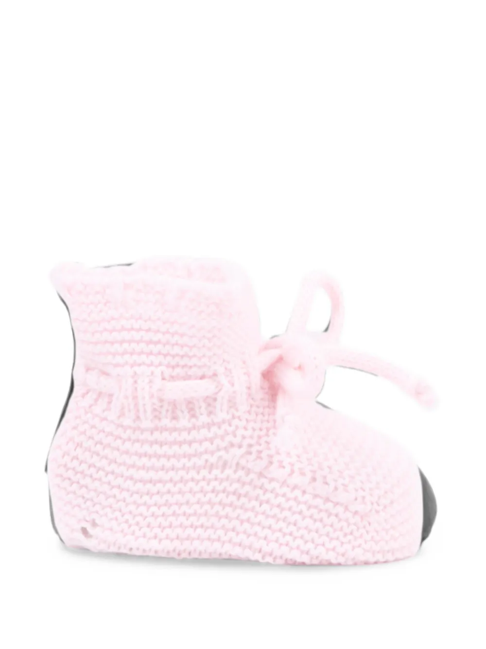 Martin Aranda knit tie-fastening slippers - Rosa