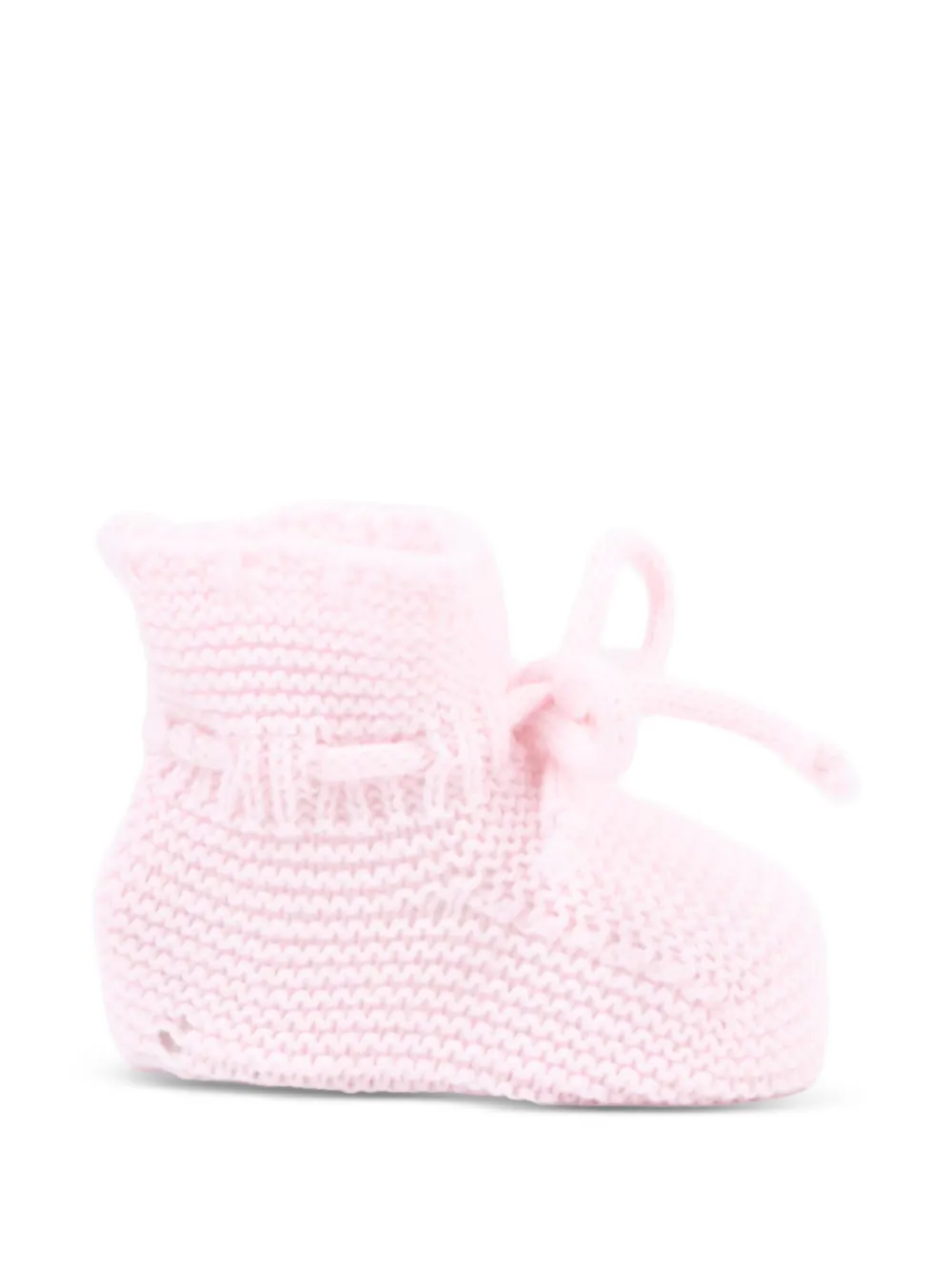 Martin Aranda knit tie-fastening slippers - Rosa