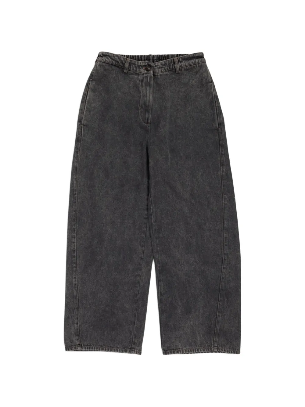 Cordera washed-effect wide-leg jeans - Grau