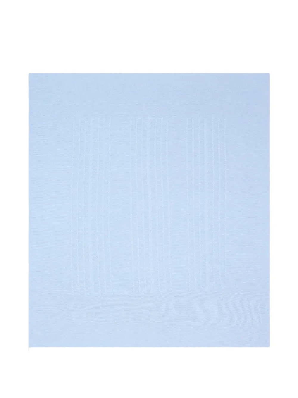 Martin Aranda cable-knit blanket - Blu