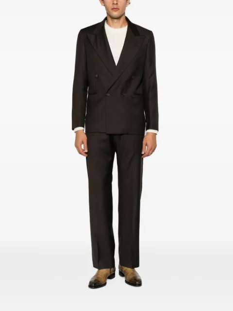 Epoca peak-lapel double-breasted suit