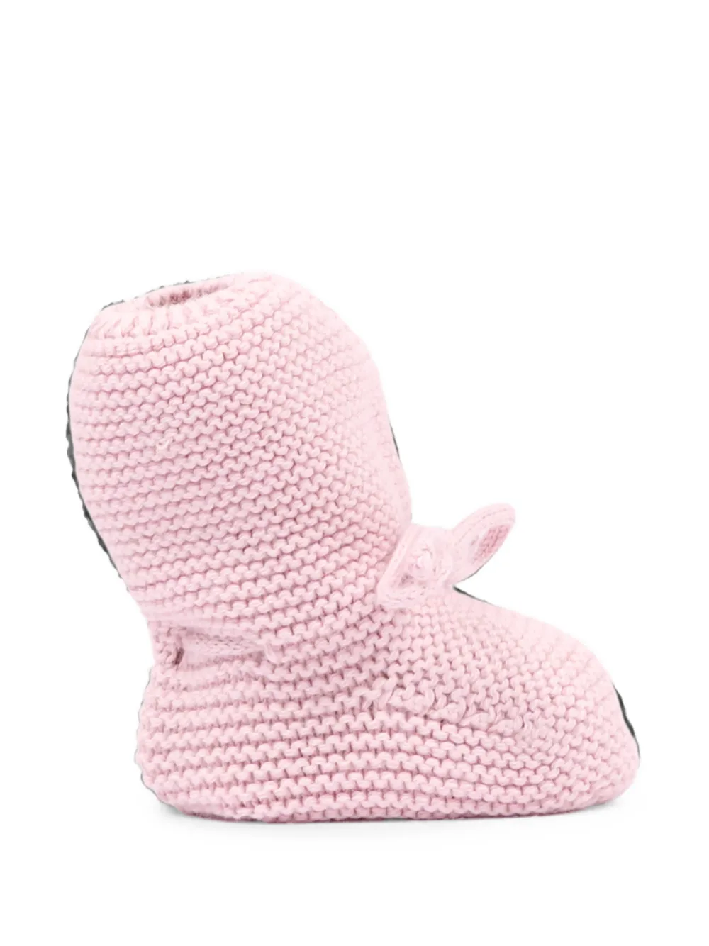 Martin Aranda bow-detail knitted slippers - Rosa