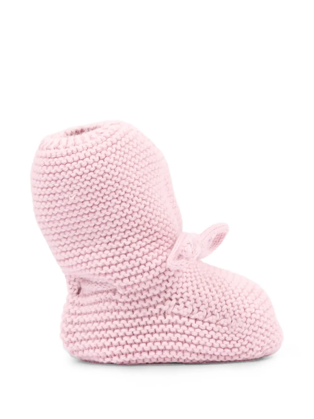 Martin Aranda bow-detail knitted slippers - Rosa