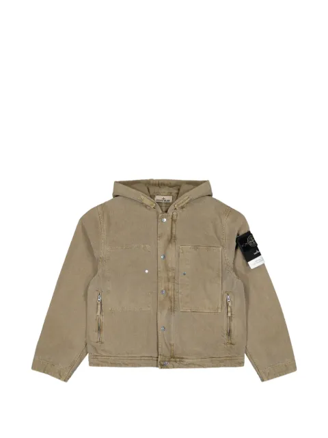 Stone Island Q100045 mineral dyed cotton gabardine-TC jacket