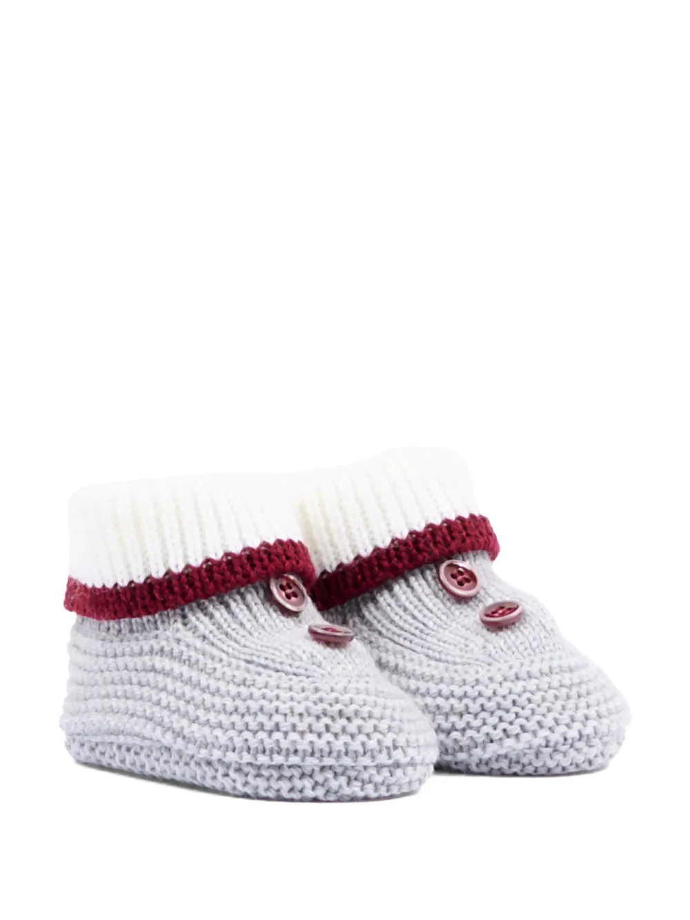 Colorichiari button-detail knitted shoes - Grigio