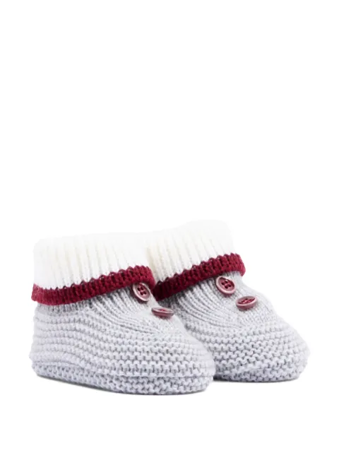 Colorichiari button-detail knitted shoes