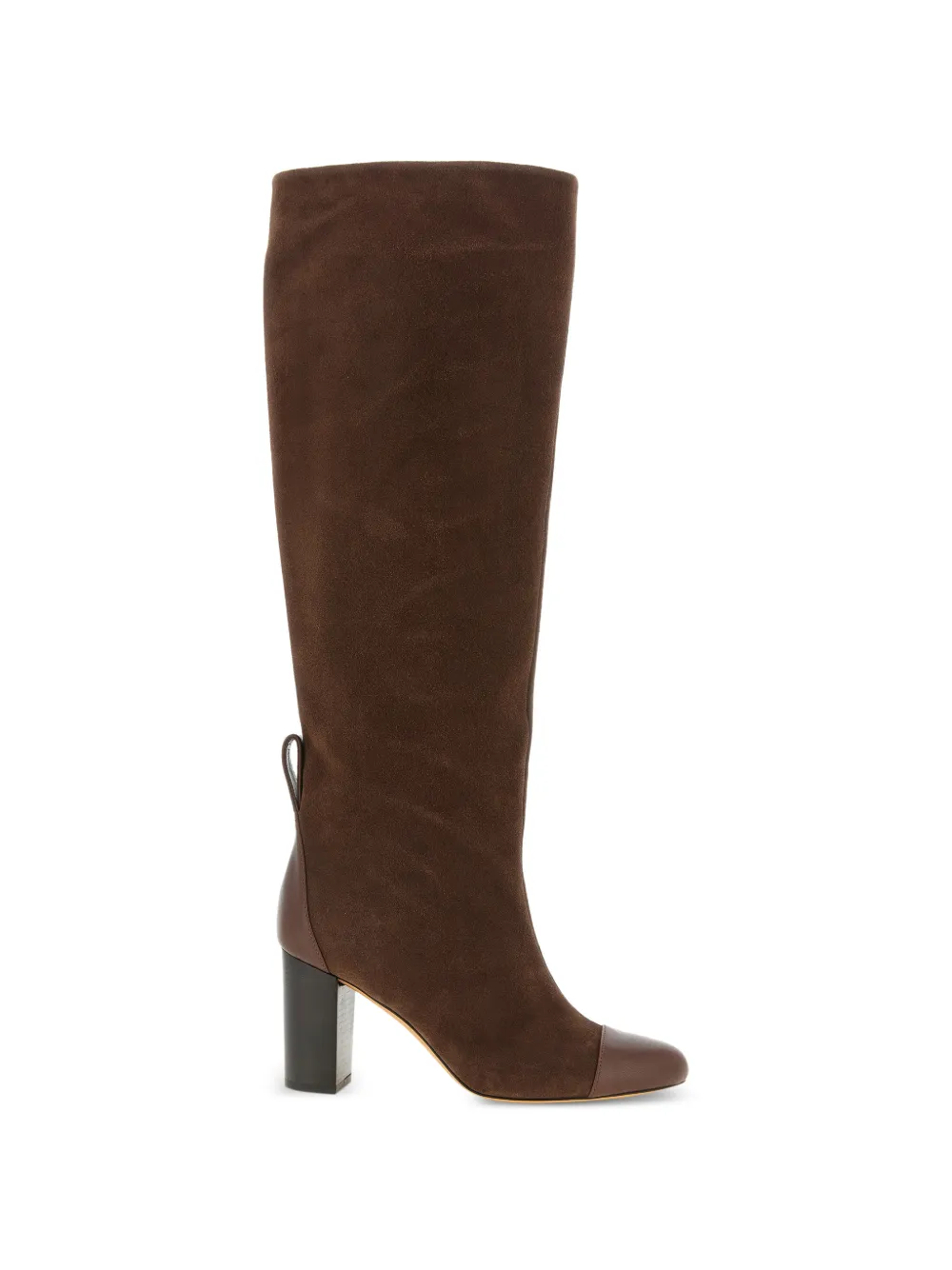 ODISSI Lia panelled suede boots
