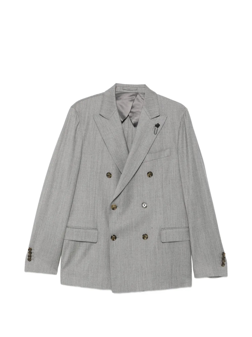 Lardini double-breasted suit - Grigio