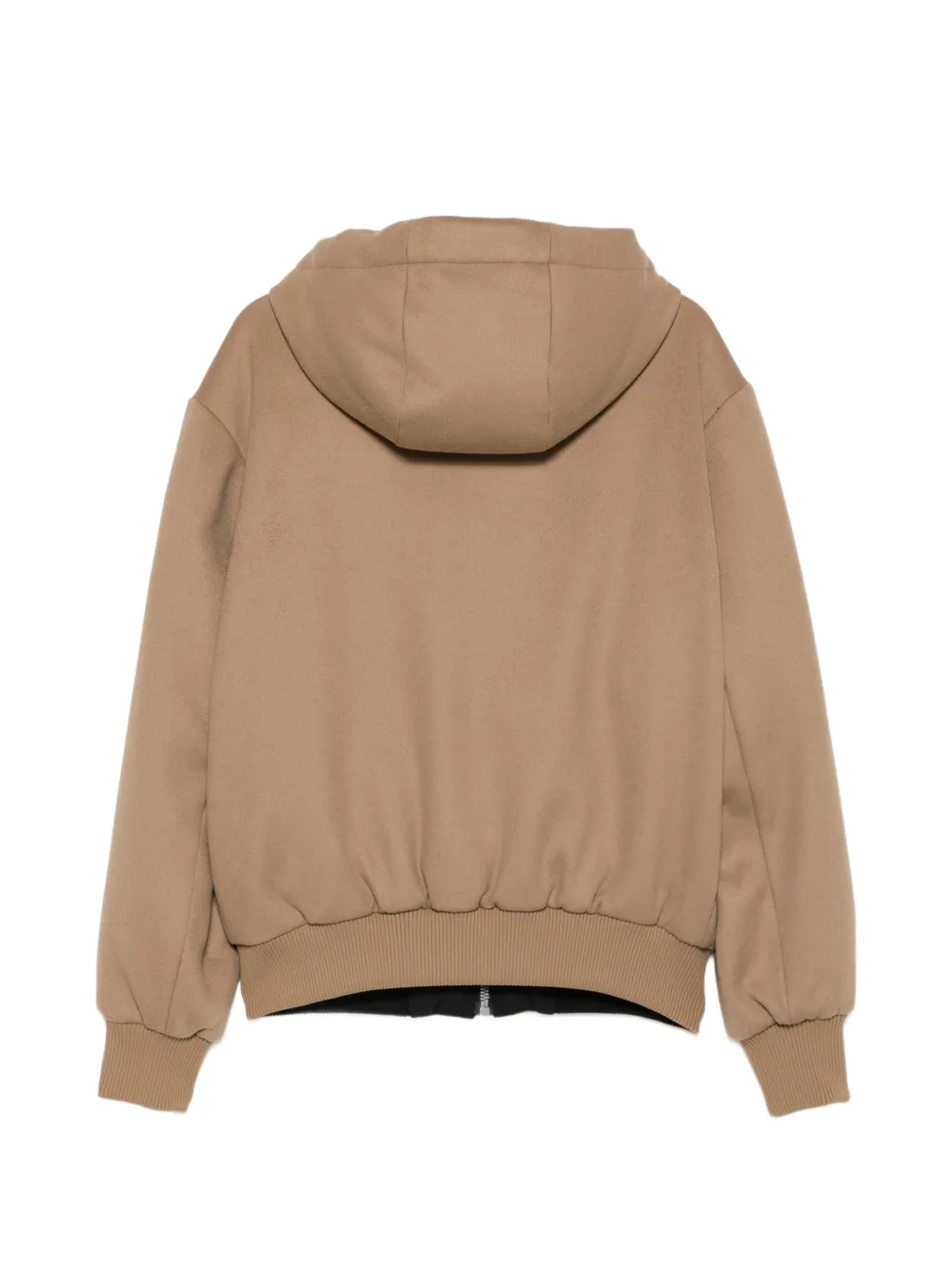 Mackage Niko jack met capuchon en logo-patch Bruin