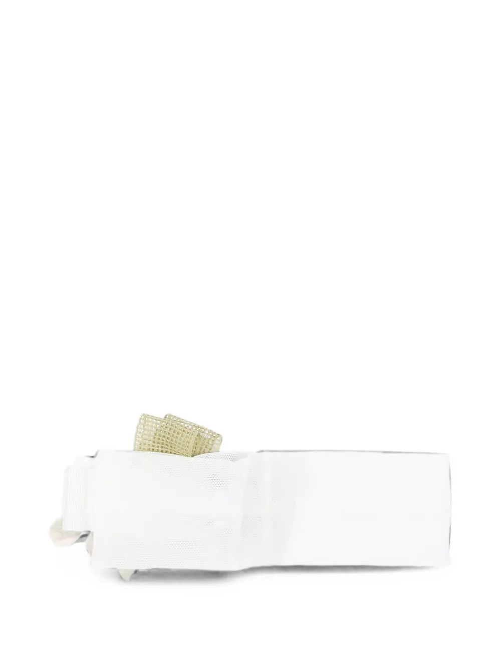 Colorichiari Haarband verfraaid met bloemen Wit
