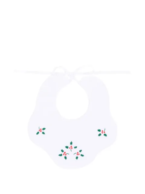 Mariella Ferrari embroidered scalloped bib