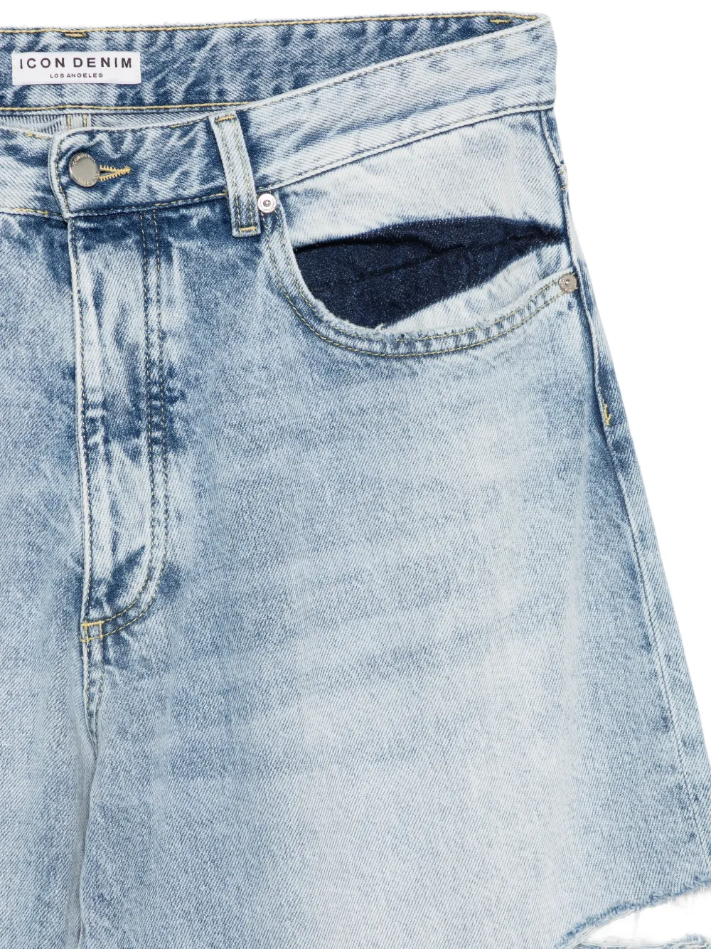 ICON DENIM Straight jeans Blauw