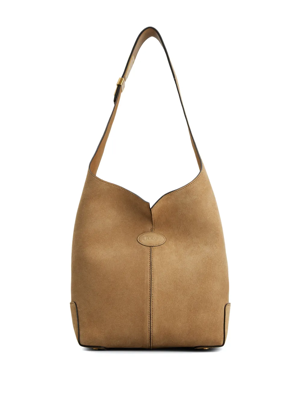 Tod's petit sac porté épaule Di Bag Folio en daim - Tons neutres