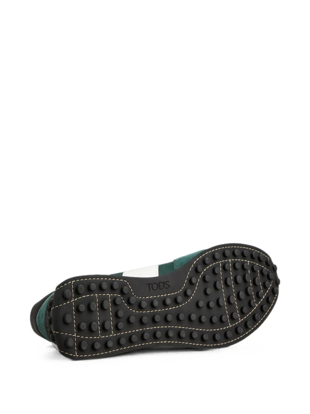 Tod's T Vintage sneakers in suede and technical fabric Groen