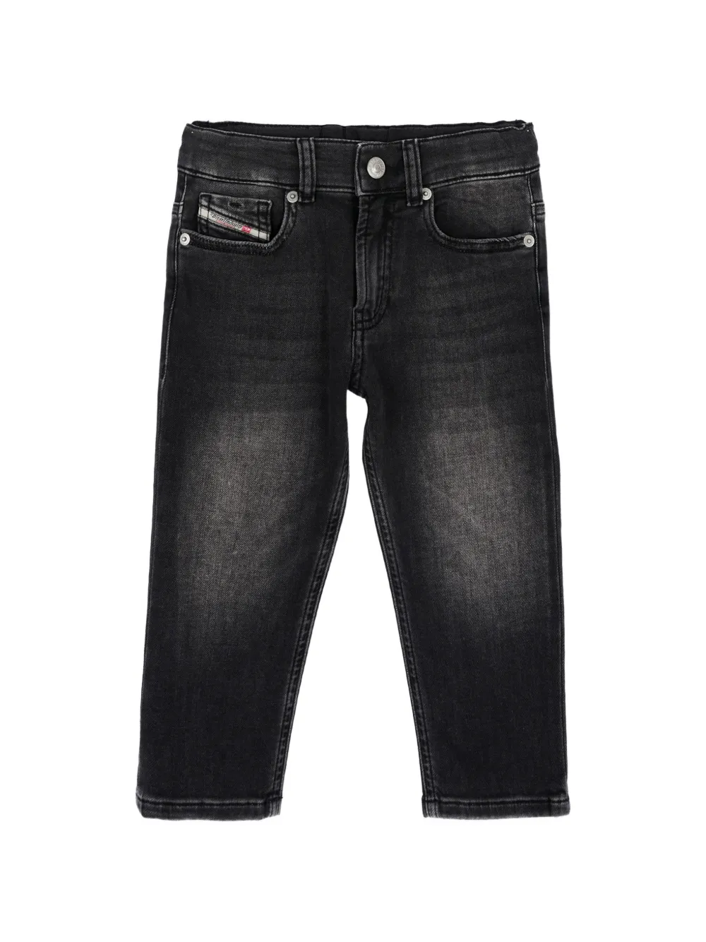 Diesel Kids faded-effect jeans - Nero