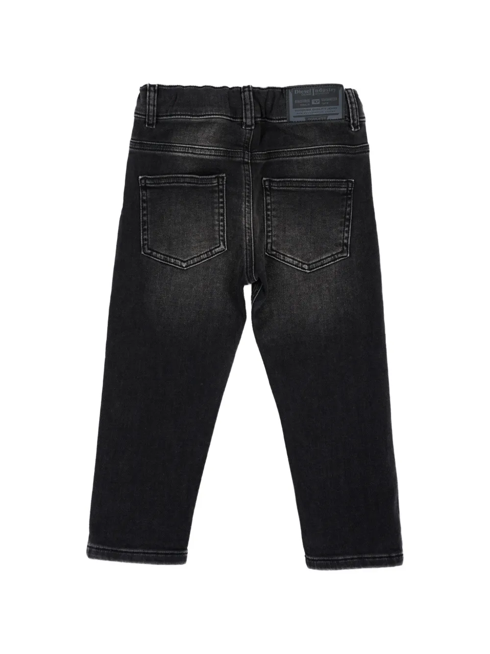 Diesel Kids Jeans met vervaagd effect Zwart