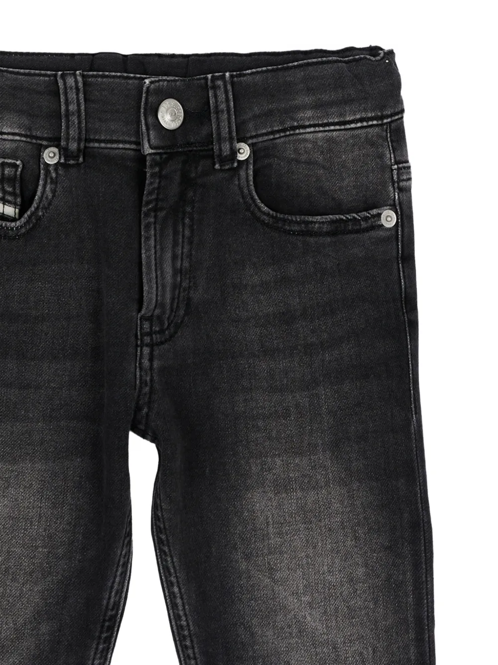 Diesel Kids Jeans met vervaagd effect Zwart