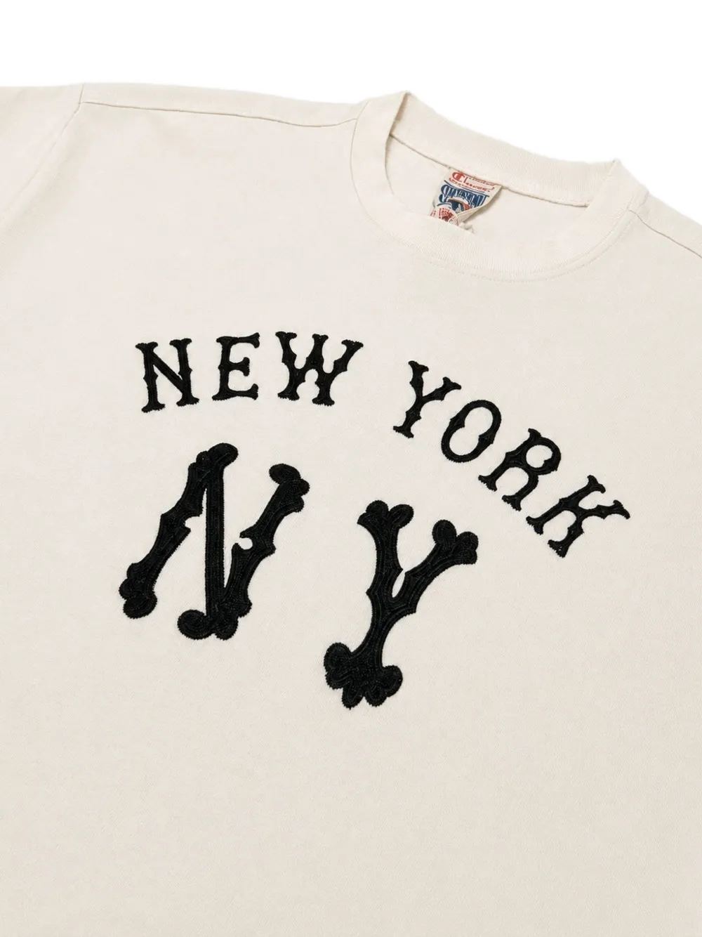 Champion T-shirt met borduurwerk Beige