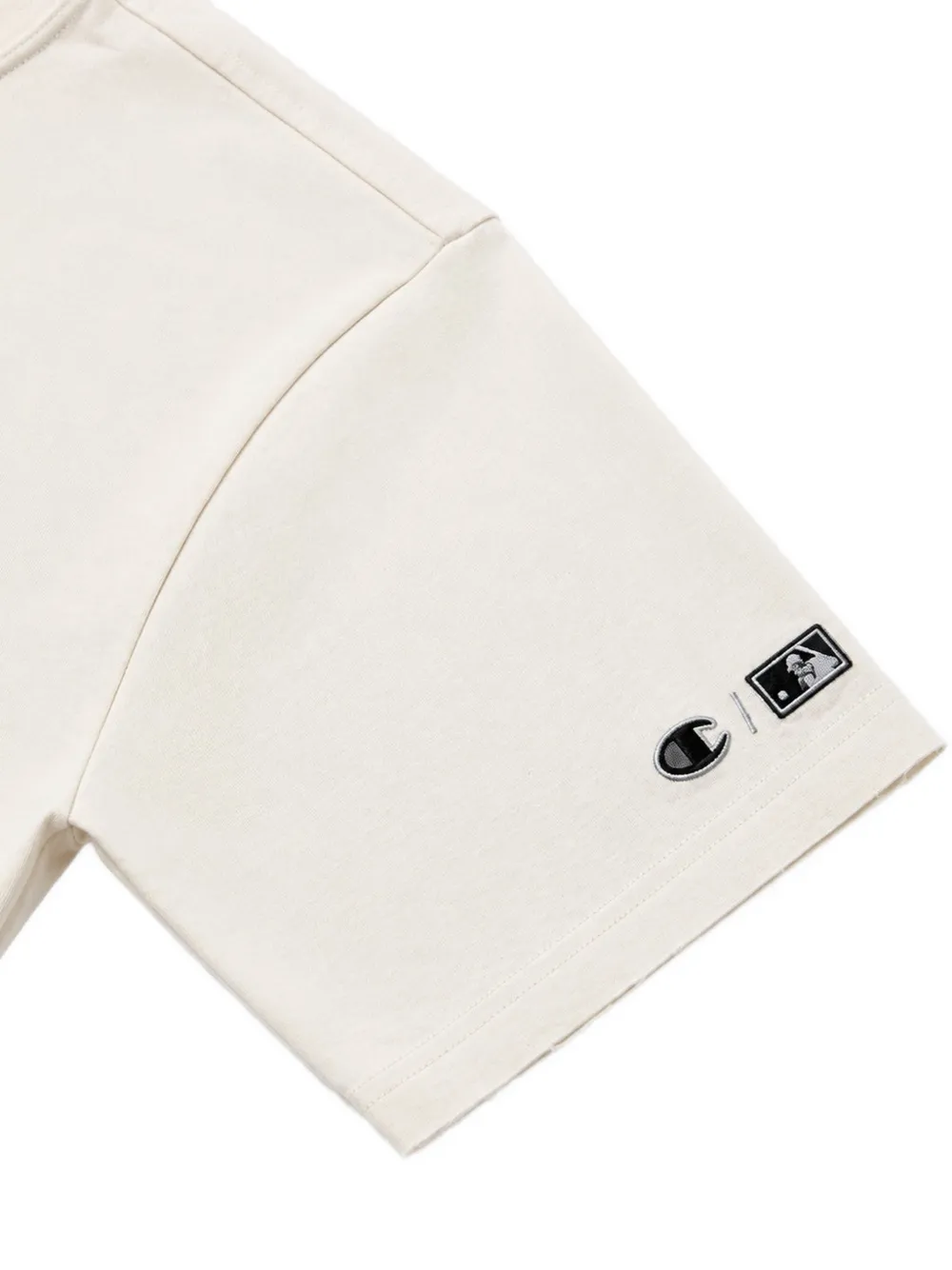 Champion T-shirt met borduurwerk Beige