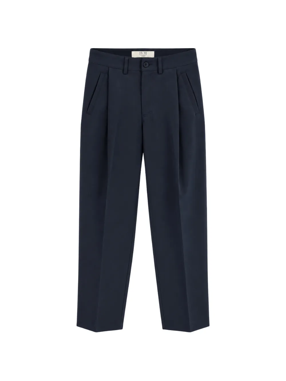 Seventy pleated straight-leg trousers