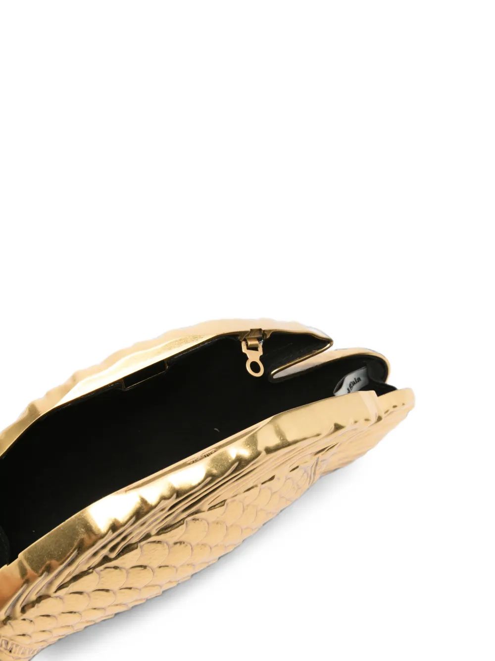 Cult Gaia Neemo visvormige clutch met franje Goud