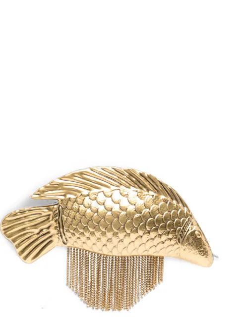 Cult Gaia bolso de mano Neemo con flecos y forma de pez