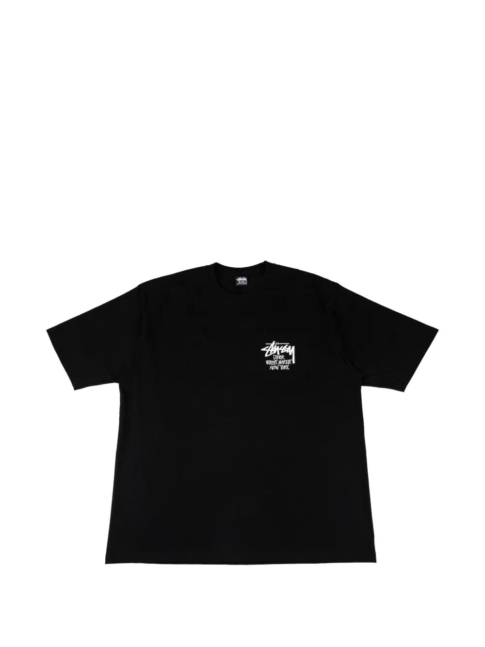 Stüssy Dover Street Market New York logo-print T-shirt – Black