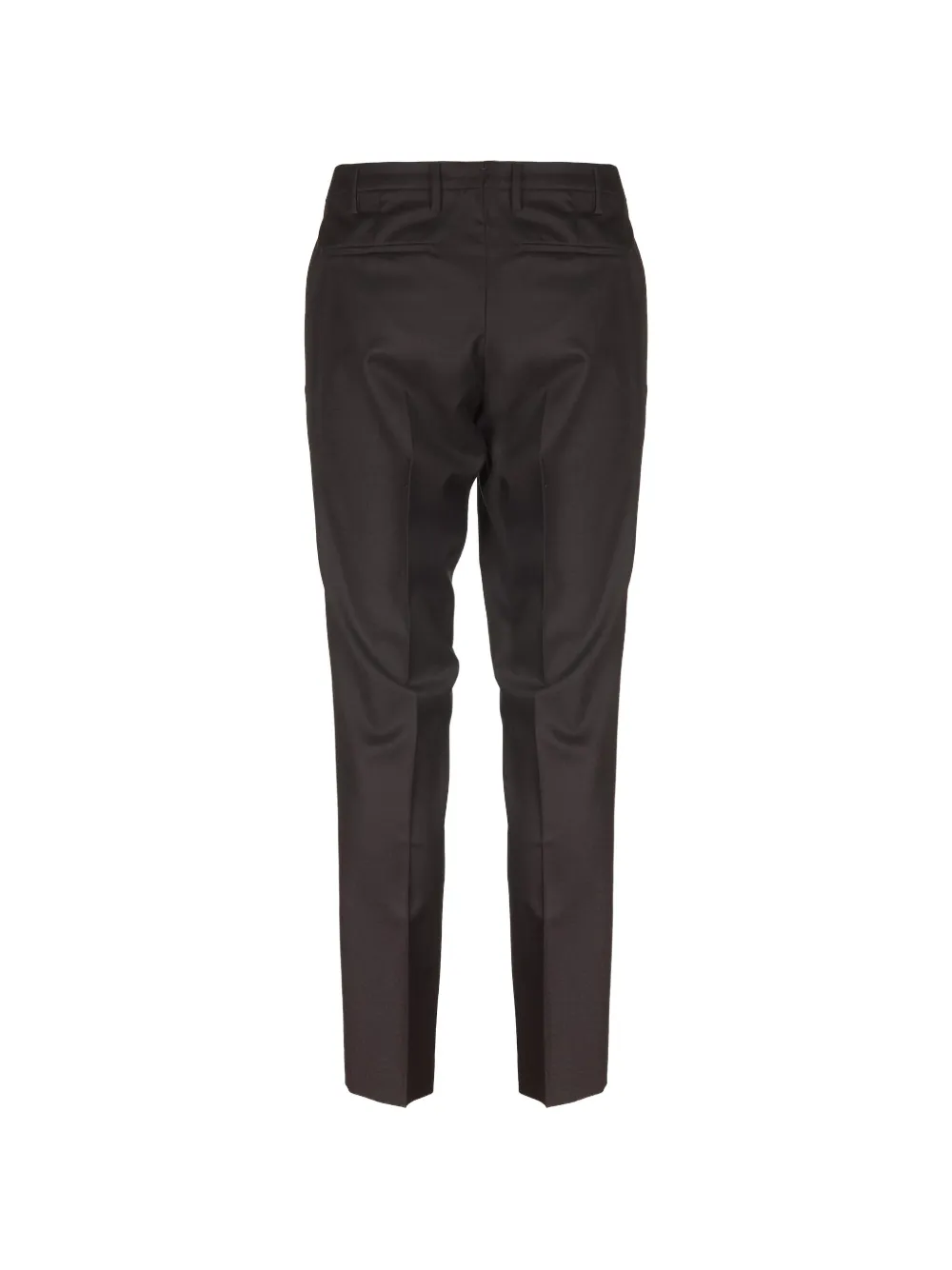 michael coal pressed-crease tailored trousers Zwart