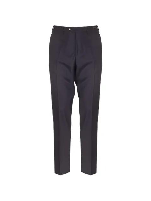 michael coal pressed-crease trousers