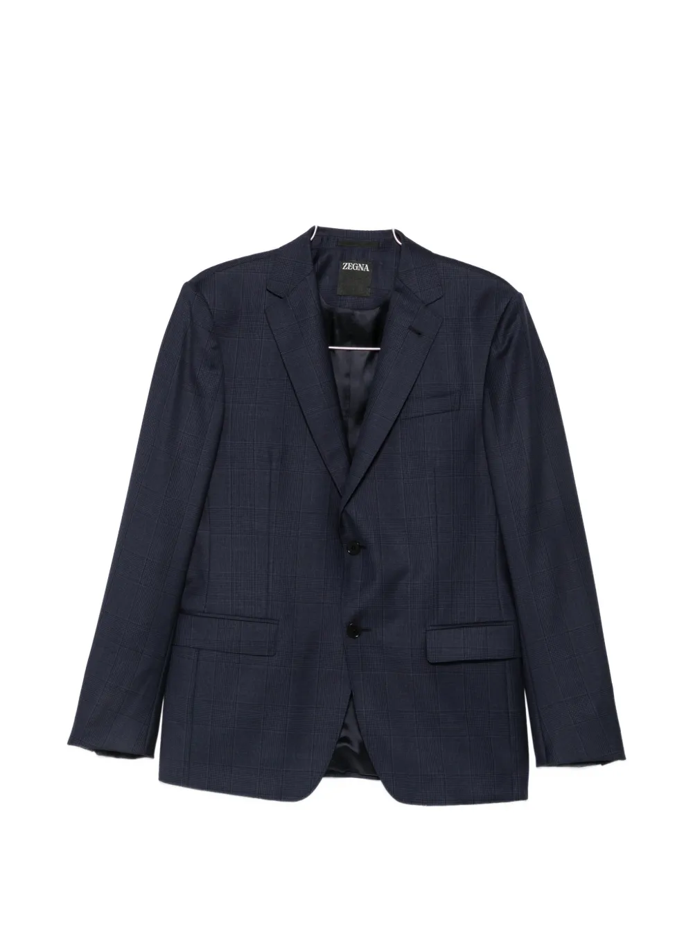 Zegna Prince of Wales check suit - Blu