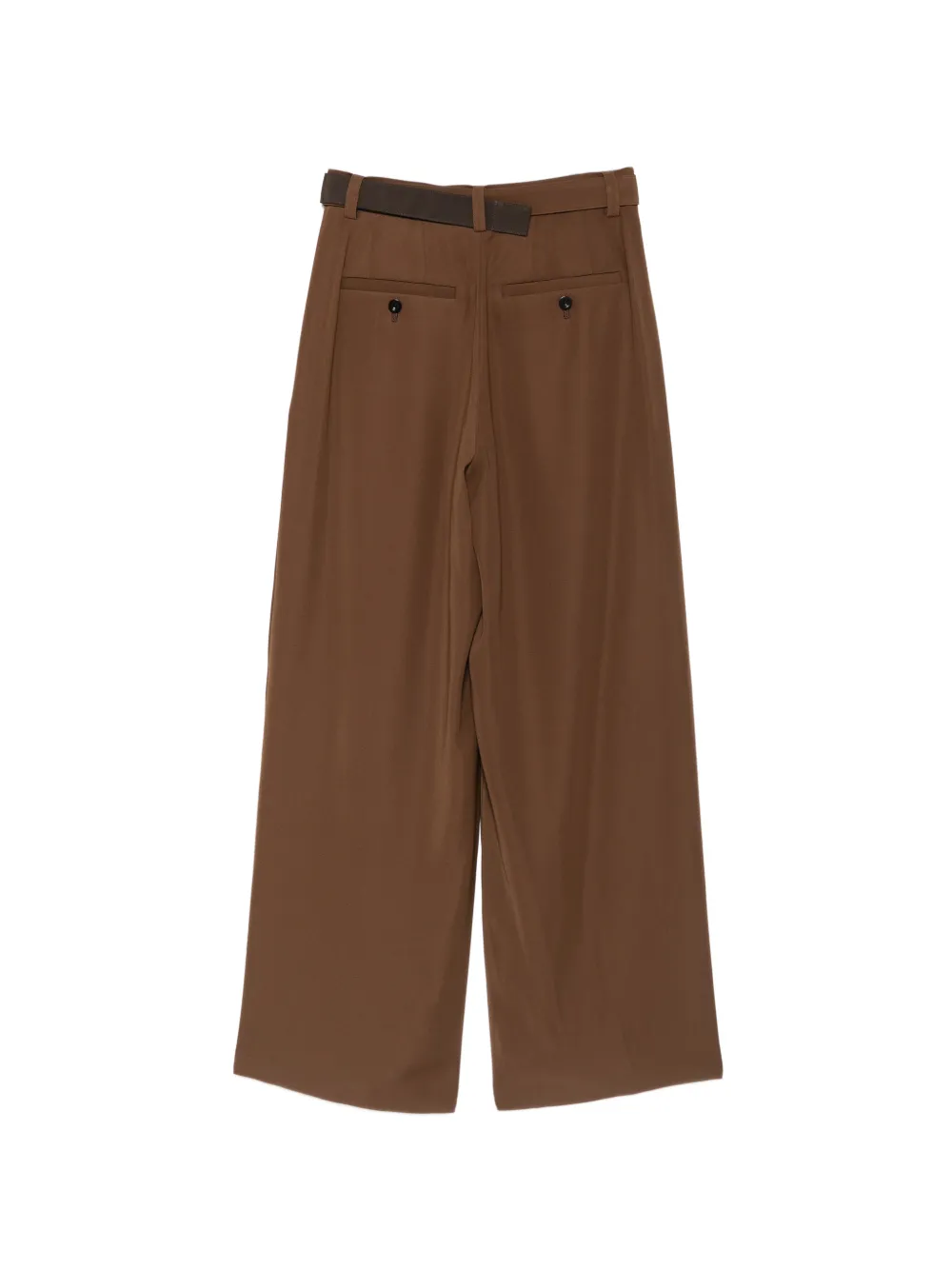 sacai Plooibroek met ceintuur Bruin