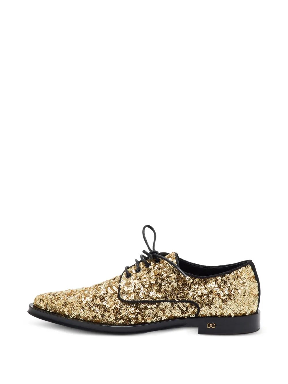 Dolce & Gabbana Pre-Owned derbies à bout pointu ornées de sequins
