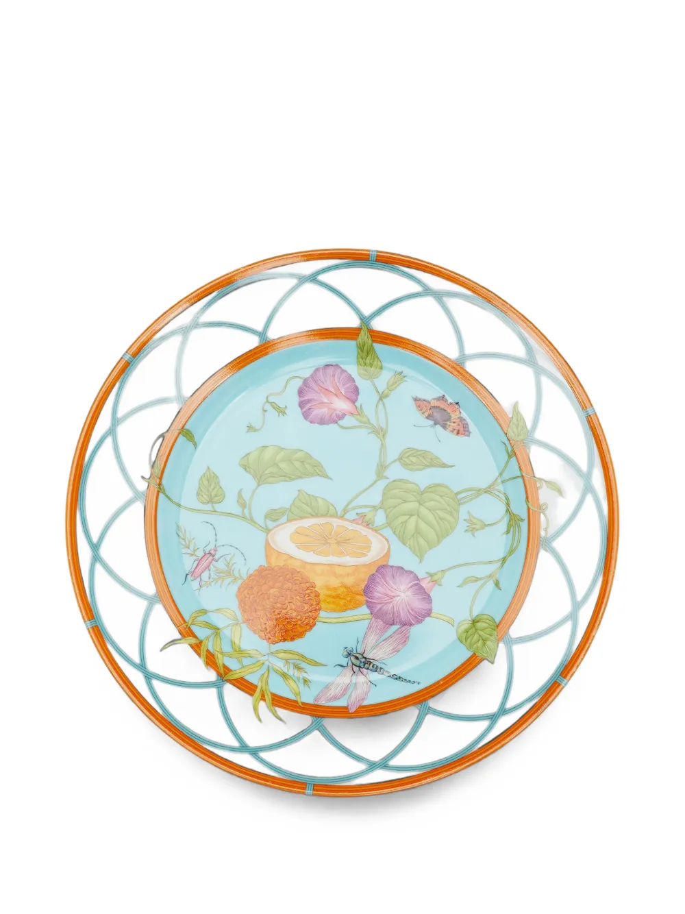 Hermès Pre-Owned La Siesta Island dessert plate - Bianco