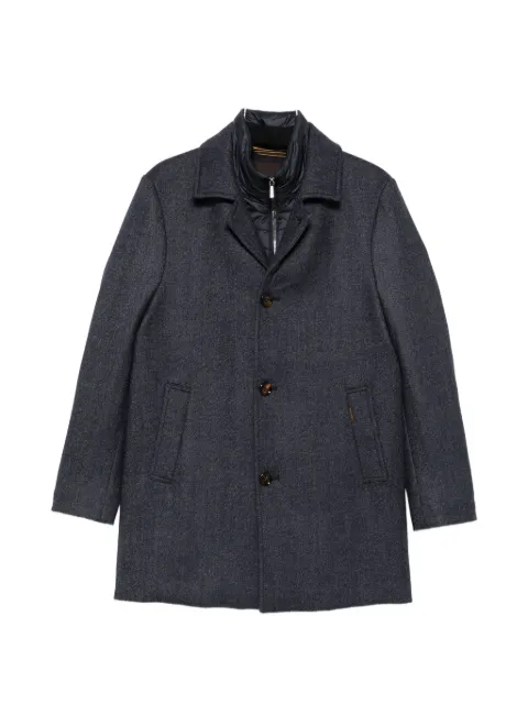 Moorer button-fastening coat