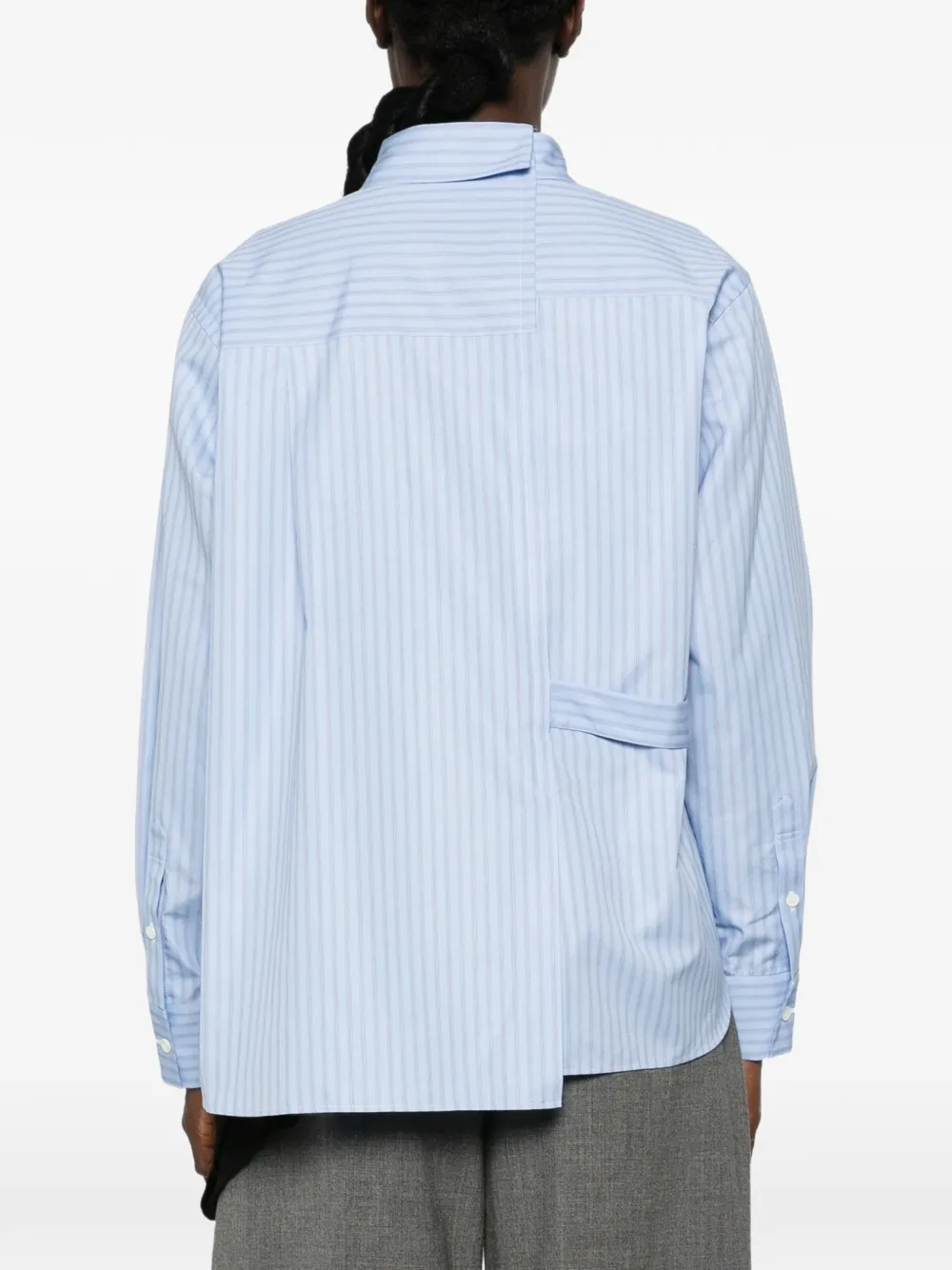 sacai Gestreept overhemd Blauw