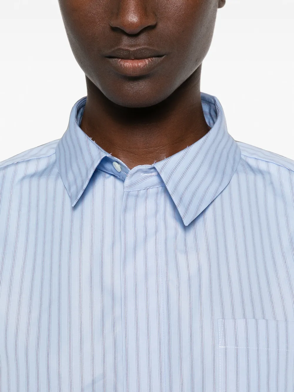sacai Gestreept overhemd Blauw