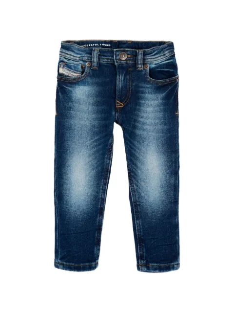Diesel Kids jeans con efecto descolorido