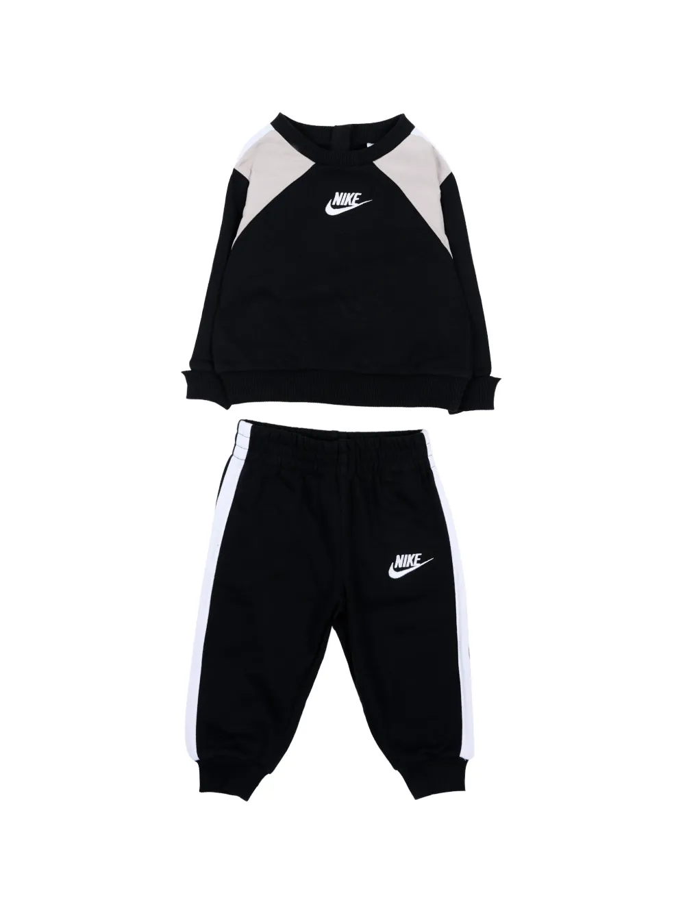Nike Kids logo-print tracksuit - Nero