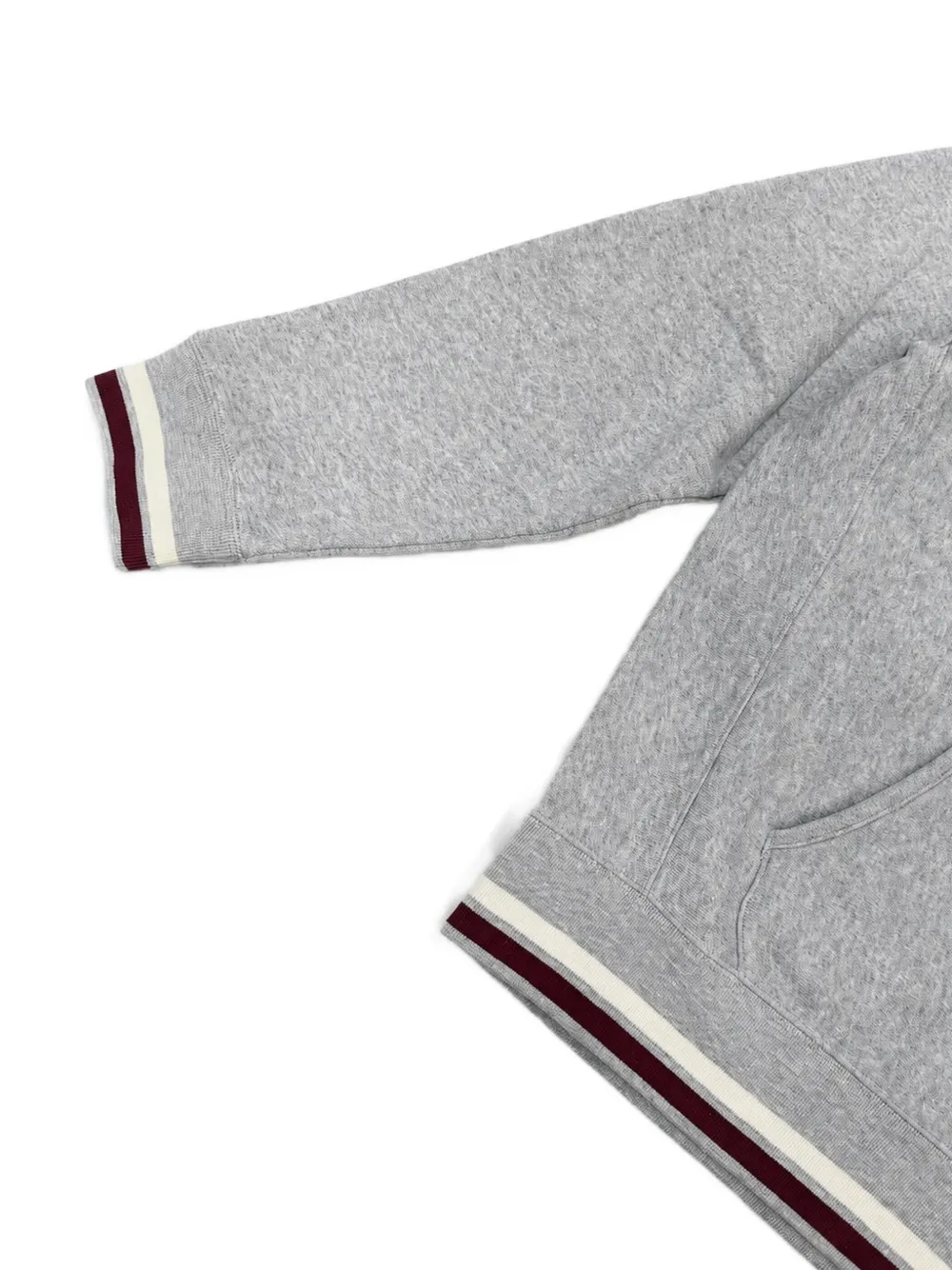 Champion Sweater met logoprint en polokraag Grijs