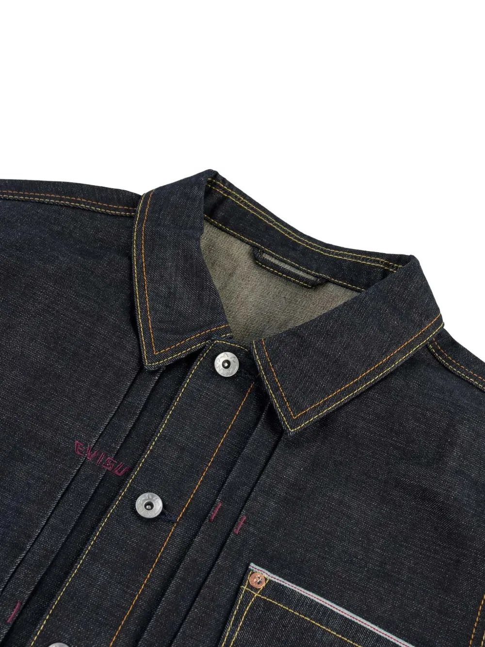 EVISU Denim jack Blauw