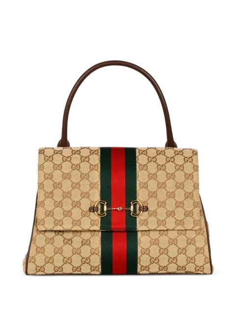 Gucci medium Paparazzo Web-stripe tote bag