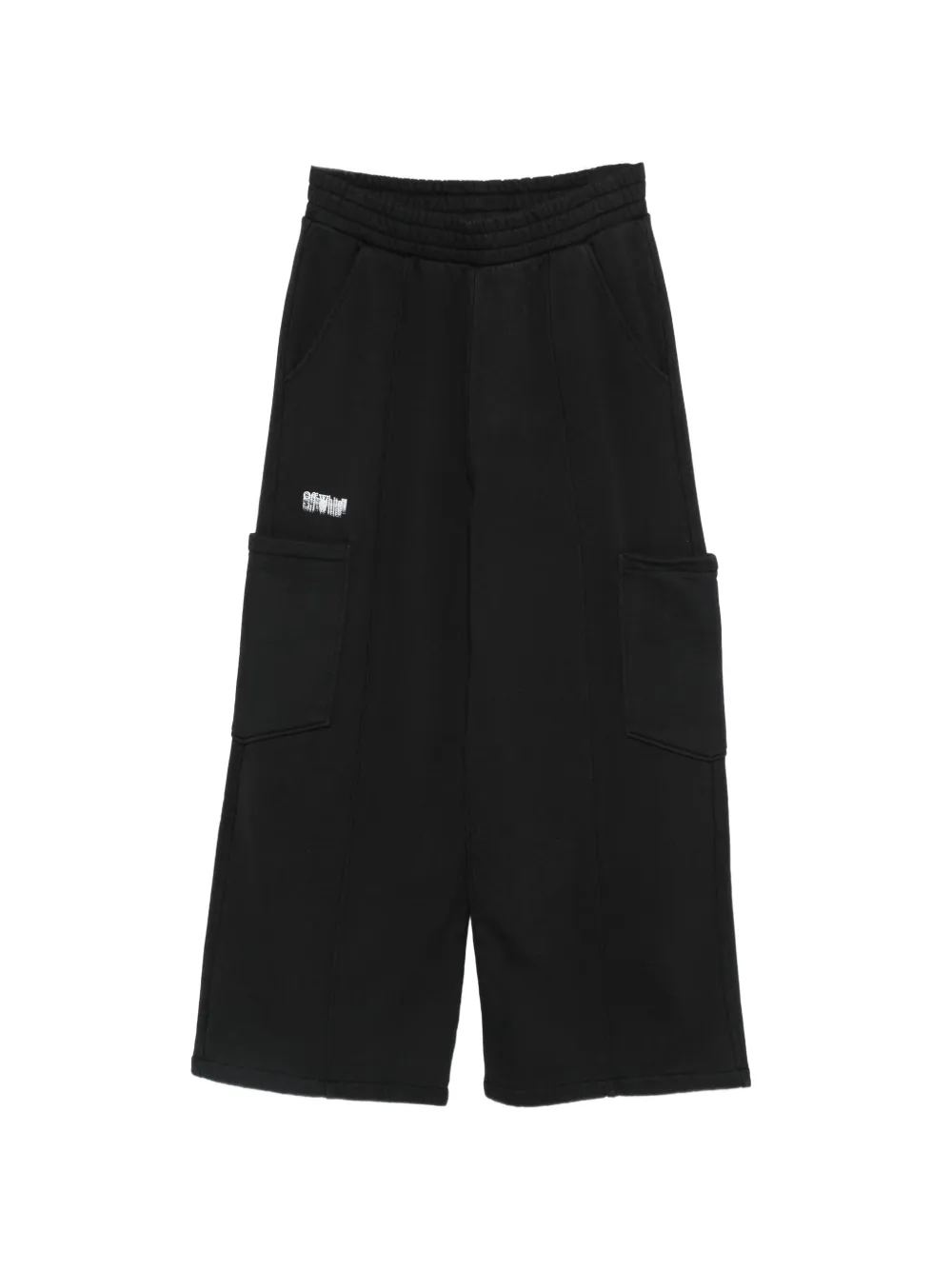 Off-White Kids logo-print cargo pants - Nero